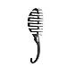 Wet Brush Hair Brush Shower Flex Squirt Hair Detangler with Ultrasoft IntelliFlex Bristle Hangable Hook Designed Shower Hair Detangling Comb (Black)