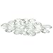 48 PCS Glass Dome Oval Tile Cabochons Clear Magnifying Cabs Non-calibrated for Jewelry Making by ZXSWEET (Round with 12mm,25mm,30mm and Oval with 30 x 40mm)