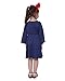 miccostumes Kids Delivery Service Witch Cosplay Dress with Brown Bag for Little Girl (Blue)
