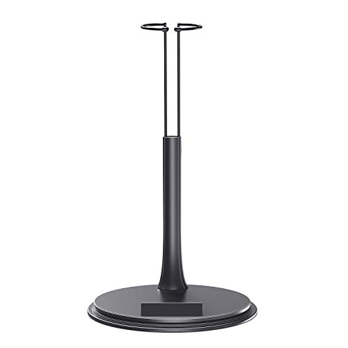 aokur 5 Pcs 12 inch Dolls Stand Holder Plastic Action Figure Stand 1/6 Scape U Shape Action Figures Base Display Stand for Sideshow Figures Annular Black - Thumbnail 3