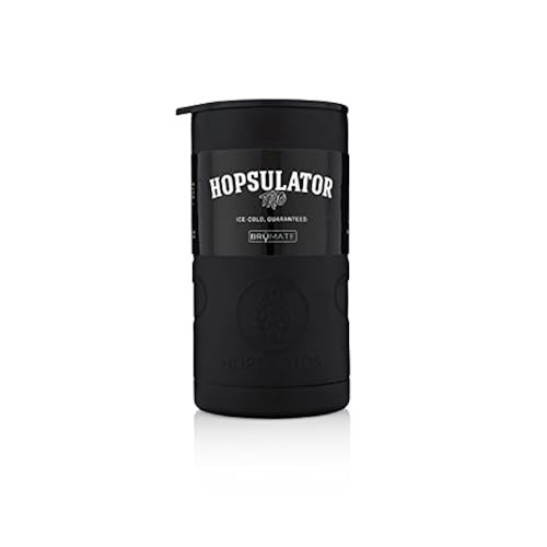 BruMate HT16M Hopsulator Trío 3-in-1 Insulated Pint Glass Can Cooler, 16 oz/12 oz, Matte Black Home & Kitchen, Kitchen & Dining, Dining & Entertaining, Glassware & Drinkware