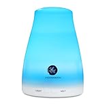 Lagunamoon essential oil diffuser,Bluetooth APP Control aroma diffuser with 2 10ml Essential oils 160ml Electric Cool Mist Aromatherapy Auto Shut-off Function for Office/Home/Bedroom/Baby Room