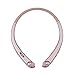 Bluetooth Headphones Wireless Headset Retractable Stereo Neckband Earbuds with Mic (12 Hours Play Time, Bluetooth 4.1, Noise Canceling, Rose)