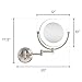Zadro Surround Lighted Dimmable Sunlight 10X/1X Magnification Wall Mount Bathroom Makeup Grooming Mirror with 10.5