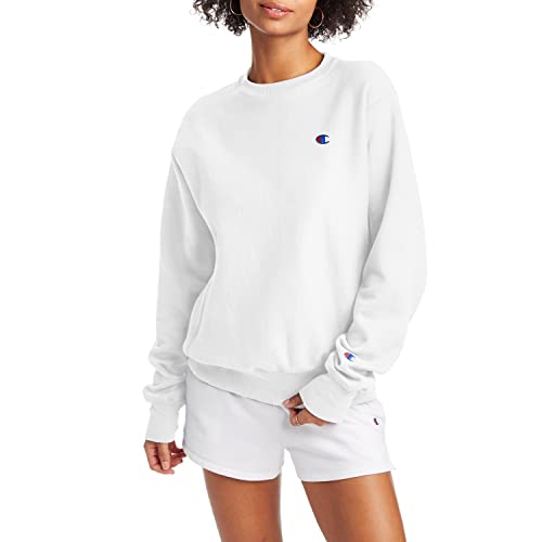 Champion Crewneck Boyfriend Fit Pullover, Best Comfortable