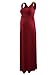 Jinson Women's Basic Sleeveless Maternity Maxi Tank Dress Vestido with Empire Waist for Pregnancy