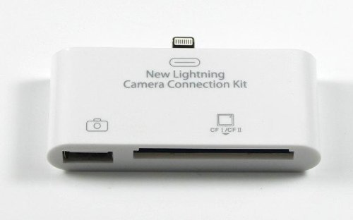 CHENRUI New Design Lightning For ios8 2 in 1 CF+USB Camera Kit For ipad4/air/air2/Mini1/2/3