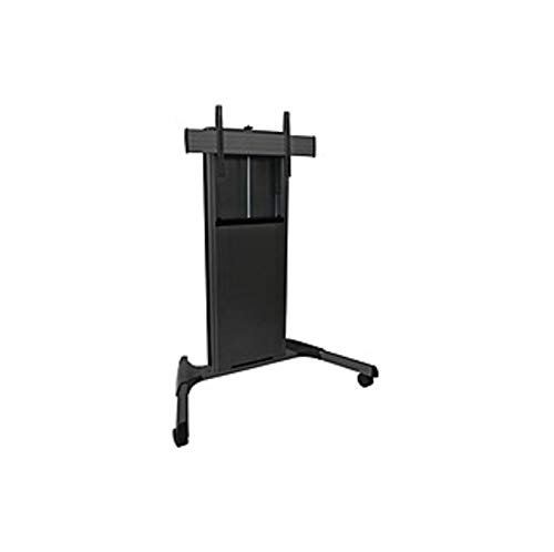 Chief X-Large Fusion Manual Height Adjustable Cart - 300 lb Capacity - 4 Casters - 44" Width x 14" Depth x 75" Height - Black - for 1 Devices (Certified Refurbished)