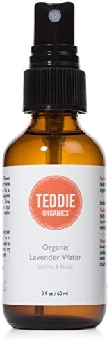 Teddie Organics Lavender Spray 2oz - 100% Pure Organic Alcohol Free Natural Skin Toner – Lavender Aromatherapy Refreshing Face Spray Mist - Perfect Relaxation for Sleep, Bath and Body