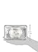 SYLVANIA H4651 Basic Halogen Sealed Beam Headlight 100x165, (Contains 1 Bulb)