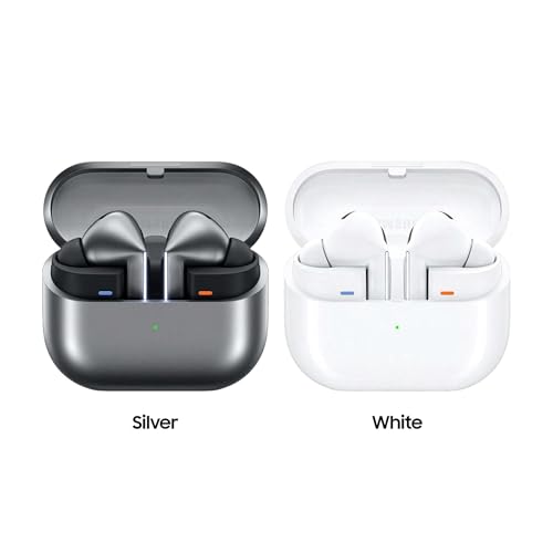 SAMSUNG GALAXY BUDS 3 PRO AI TRUE WIRELESS BLUETOOTH EARBUDS, NOISE CANCELLING, SOUND OPTIMIZATION, REDESIGNED COMFORT FIT, WHITE [US VERSION, AMAZON EXCLUSIVE, 2YR WARRANTY]