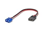 Traxxas ID Charger Adapter: Traxxas Female to EC3 Male Plug (EC-3 Blade Parkzone Yuneec Heli Drone Quad Team Losi TLR) (Wires Cables Leads)