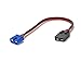 Traxxas ID Charger Adapter: Traxxas Female to EC3 Male Plug (EC-3 Blade Parkzone Yuneec Heli Drone Quad Team Losi TLR) (Wires Cables Leads)