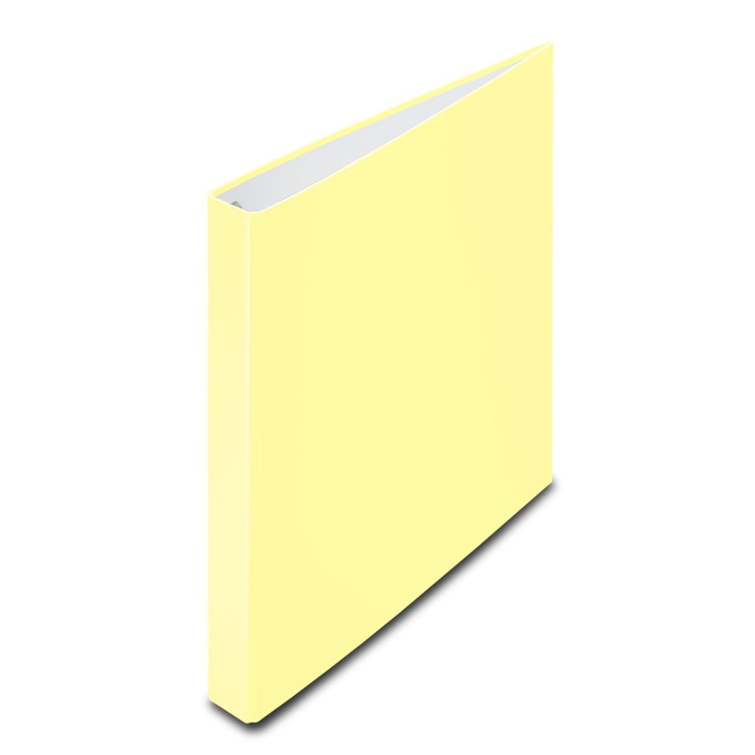 Hama Folder A4 (39 mm Spine Width, Ring Binder, A4 4 Rings, Organiser, File Folder, File Folder with Ring, Ring Binder for Portfolio, School, Office, Documents, Photos etc.) Cardboard, Yellow