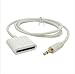 BBDirect2u Bose Sounddock AUX Input Converter Adapter Cable Compatible for iPod iPhone Dock to 3.5mm Plug - 3.3 feet White