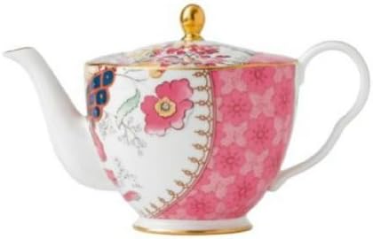 Wedgwood Butterfly Bloom Ceramic Teapot Harlequin