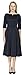 Marycrafts Women's Fit Flare Tea Midi Dress for Office Business Work