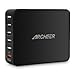 Archeer 35W 6-Port USB Multi-Port Charger for All Smartphones