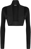WearAll Women's Shrug Long Sleeve Ladies Bolero Top