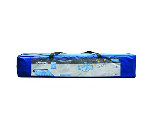 Caravan Canopy EVO08021 8' x 8' Evo Shade Instant, Blue Top/White Frame Canopy - Thumbnail 6