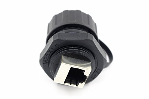 SMAKN M25 Waterproof RJ45 Coupler, Female to Female