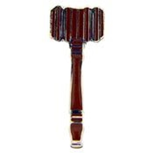EagleEmblems P00472 Pin-Org,Gavel (1')
