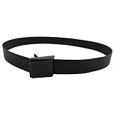 Scuba Choice Scuba Diving 60" Long 2" Webbing Weight Belt with Plastic Buckle, Black