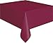Burgundy Plastic Tablecloth, 108