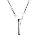 Single Cube Pendant Necklace Cremation Urn Jewelry Ashes