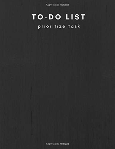 To-Do List Prioritize Task: Personal and Business Activities with Level of Importance, Things to Accomplish, Easy Glance, 8.5x11 inch, Cream Paper