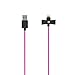 kate spade new york Lightning Charge & Sync Cable [3 Feet][1 Meter] MFI Lightning Cable - Black Bow/Vivid Snapdragon Cable