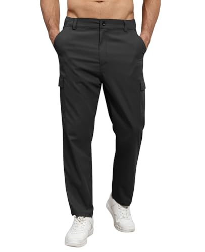 Suwangi Men's Cargo Pants Work Pants Chino Casual Cargo Trousers with Pockets