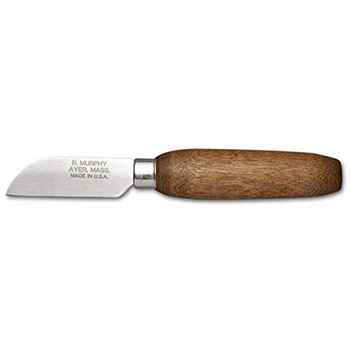 R Murphy Oval Handle Shoe Knife - Lab Knife, Hard-Wood Handle Leather-Working Shoe Making Tool