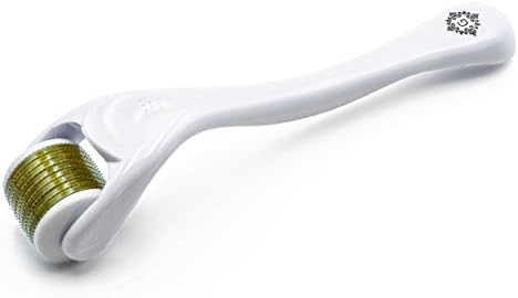 Derma Roller Microneedle Kit for Face - 0.25mm - 540 Titanium Micro Needles - Collagen Boosting Microroller - Perfect for Home Skincare Use - Free E-BOOK & Storage Case Included