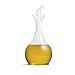 Eleton's Planet Pyriform 14oz Glass Olive Oil Dispenser Bottle, Oil & Vinegar Cruet with Pourers and NO Funnel Needed -Olive Oil Carafe Decanter for Kitchen