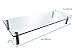 Monoprice Multimedia Riser Desktop Monitor Stand - Medium, 25.6 x 11.0 Inches, Clear Glass - Workstream Collection