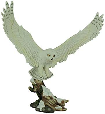 Veronese 雪 フクロウ 飛行像 彫刻 置物