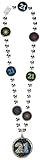 Amscan 396645 Brilliant 21st Birthday Bead Necklace, Multicolor, 17