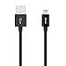 iPhone Charger, JETech USB Sync and Charging Lightning Cable for iPhone 7 / 7 Plus / 6 / 6 Plus / 6s / 6s Plus / 5 / 5S / 5C, iPad 4, iPad Air 1/2, iPad Mini 1/2/3 -3.2ft (Black)