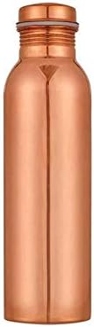 Plain Matte Finish Copper Water Bottle Ayurvedic Copper Vessel - Drink More Water, Lower Your Sugar Intake and Enjoy The Health Benefits Immediately 900 ML