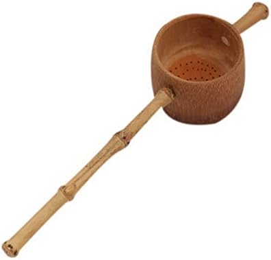 Kung Fu Tea Ceremony Accessories, Round Caliber Bamboo Whip Original Hole Filter