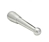 StainlessLUX 75710 Brushed Stainless Steel Pestle/Grinder Press - Quality Kitchenware for Your Home