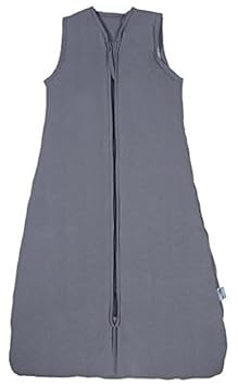 Schlummersack Kinderschlafsack für den Sommer in 1.0 Tog - Anthrazit - 6-10 Jahre / 150 cm