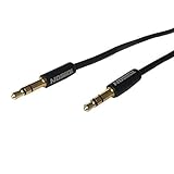 Tobway New 1.5M 3.5mm Audio Stereo Cable Cord for iPod|iPhone|iPad|Portable Speaker|AV Receiver Stereo|Car Stereo|CD Player,Black