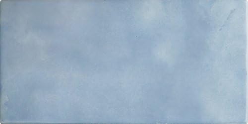 4x8 Sky Blue Subway Brick Polished Ceramic Tiles for Kitchen Backsplash, Shower Walls, Bathroom Floors,YGD1020A-1