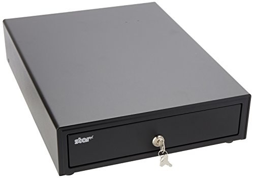 Star Micronics SMD2-1317 Mobile 4 Bill / 4 Coin Cash Drawer with Wi-Fi and Bluetooth Connectivity (13" x 17") - Black