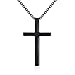 Reve Simple Stainless Steel Cross Pendant Chain Necklace for Men Women, 20''-22’’ Link Chain