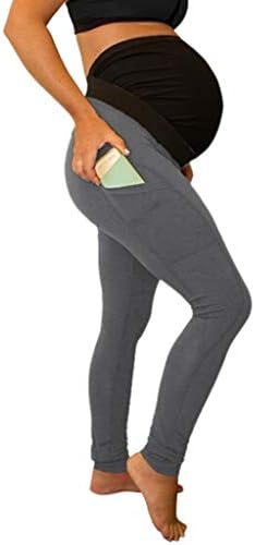 Maternity Leggings Soft Solid Stretch Seamless Tights Plus Size Fits Active Workout Wear Capris Gym Yoga Pant