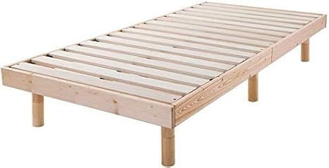 Amazon ベッド ゼミダブルベッド 天然パイン材 ベッド フレーム ゼミダブルベッド 木製 Mollynana すのこベッド ゼミダブル 入荷 ベッドルーム 収納 フレーム 天然木製 ゼミダブル ベッド ゼミダブル 木製ベッド パイン材 カントリー調 シンプル 一人暮らし 子供部屋