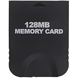 Gamilys 128MB Black Memory Card Compatible for Wii Gamecube